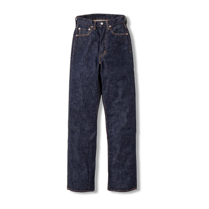 FULL COUNT(フルカウント)0107 Womens Wide Straight Monroe Denim (One Wash)
