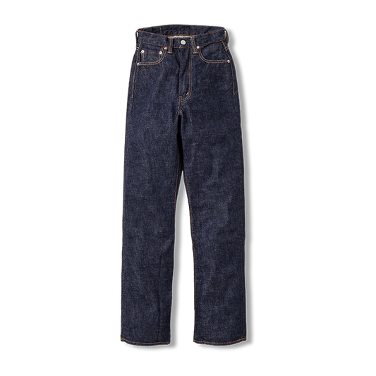 FULL COUNT(フルカウント)0107 Womens Wide Straight Monroe Denim (One Wash)