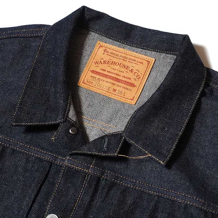 ウエアハウス WHJA-22SU002 Lot 2001XX(2000XX) 1947MODEL メンズ アウター デニムジャケット ファースト ノンウォッシュ ジージャン ファースト １枚袖