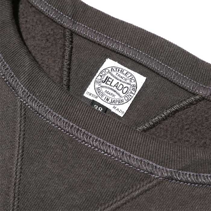 ジェラード AB73249 JELADO Champs Plain スモークブラック メンズ スウェット 無地