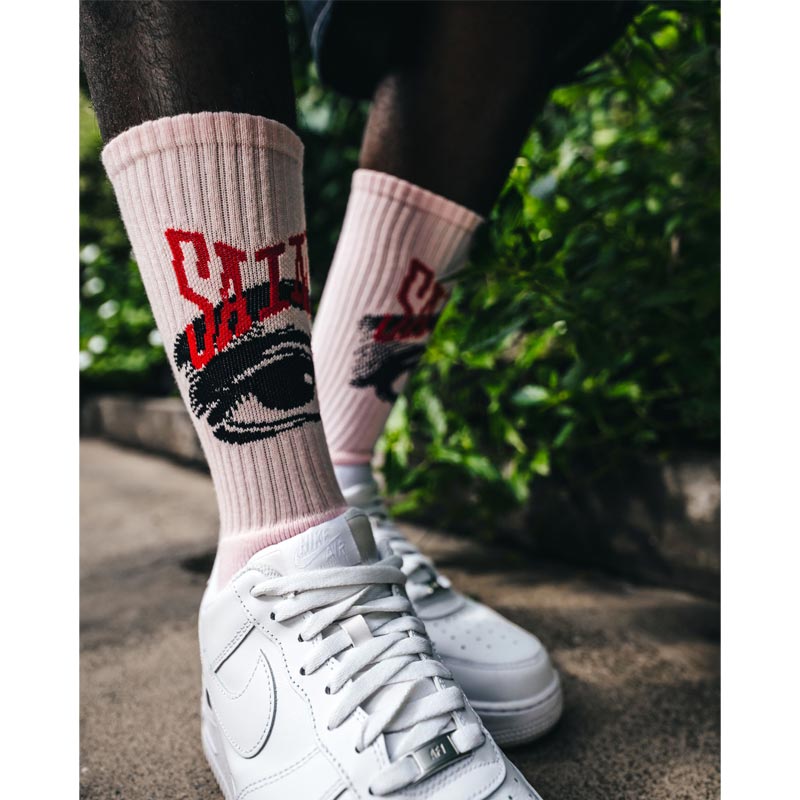 セントマイケル SM-HR8-0000-103 SOCKS / EYE / PNK メンズ ソックス 靴下