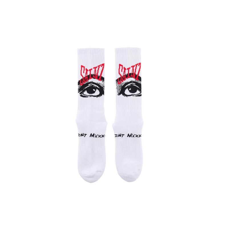 セントマイケル SM-HR8-0000-100 SOCKS / EYE / WHT メンズ ソックス 靴下