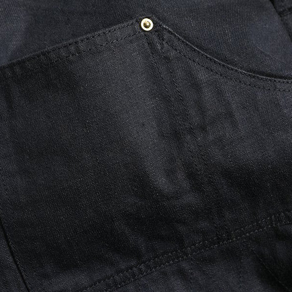トロフィークロージング 1706 W Knee Garage Denim スタンダードシルエット 15オンスヘヴィオンスデニム ワンウォッシュ ジーンズ メンズ