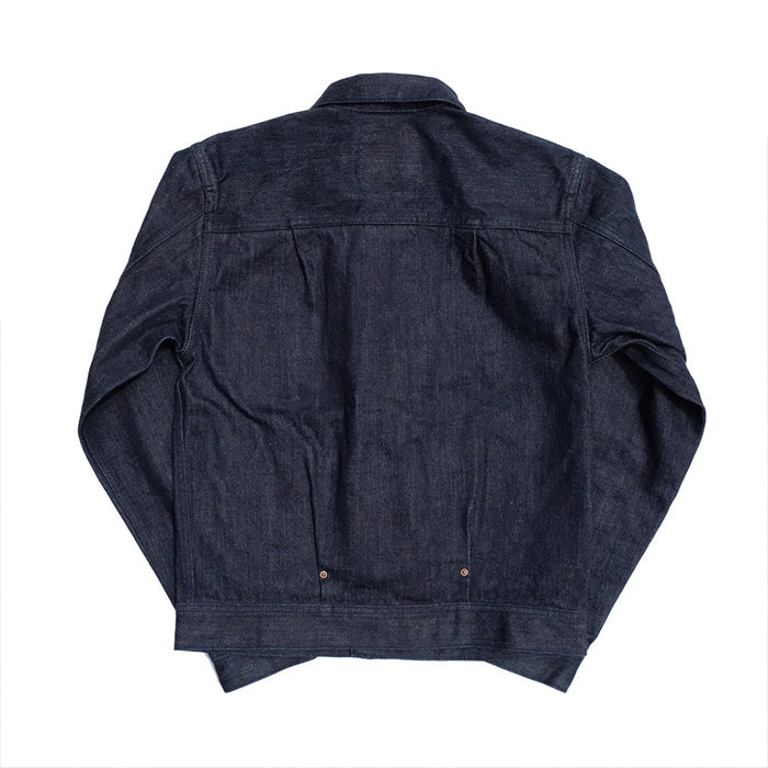 トロフィークロージング 2705 Button Jacket Garage Denim 15オンスヘヴィオンスデニム ワンウォッシュ デニムジャケット メンズ