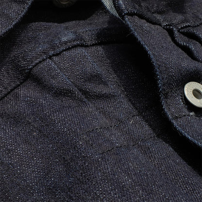トロフィークロージング 2705 Button Jacket Garage Denim 15オンスヘヴィオンスデニム ワンウォッシュ デニムジャケット メンズ