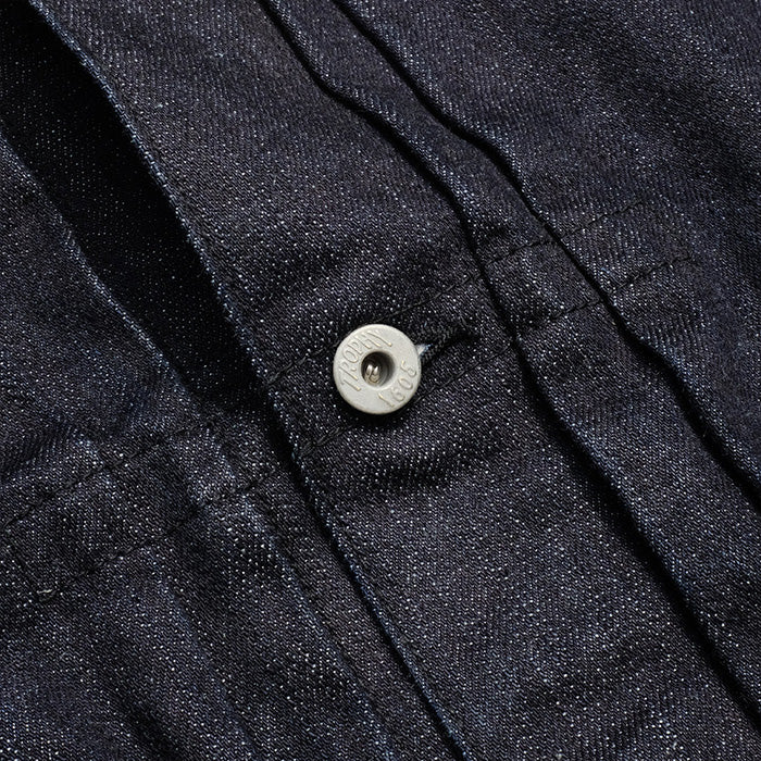 トロフィークロージング 2705 Button Jacket Garage Denim 15オンスヘヴィオンスデニム ワンウォッシュ デニムジャケット メンズ