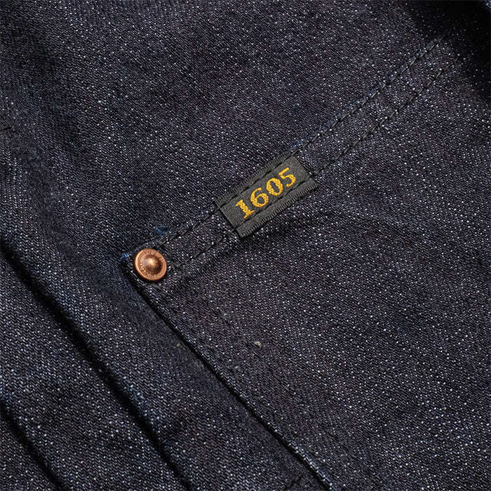 トロフィークロージング 2705 Button Jacket Garage Denim 15オンスヘヴィオンスデニム ワンウォッシュ デニムジャケット メンズ