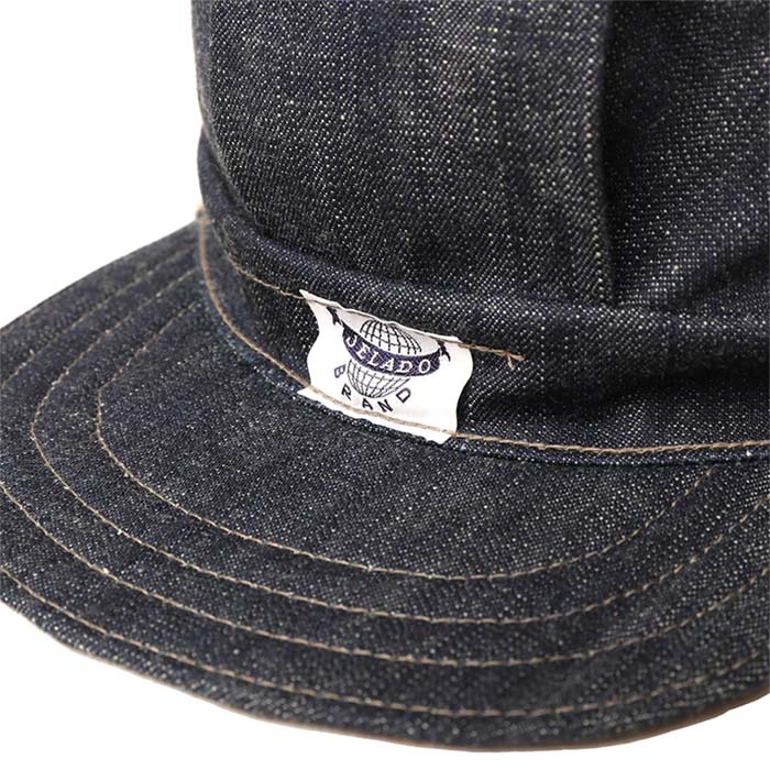 ジェラード JP02647 Work Cap ワークキャップ インディゴ メンズ ノンウォッシュ