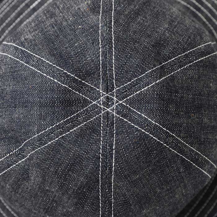 ジェラード JP02646  Denim Fatigue Hat デニムファティーグハット インディゴ メンズ ノンウォッシュ