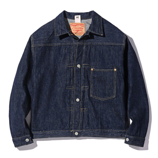 シュガーケーン Lot No. SC19007 / SUGAR CANE Super “Denim” Collectibles #07 13.5oz. BLUE DENIM BLOUSE “1946” MODEL 420N) NON WASH 大戦モデル デニムジャケット ノンウォッシュ メンズ