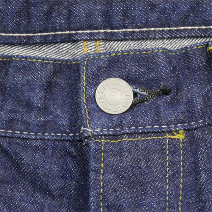 STUDIO D'ARTISAN×UNIQUE JEAN STORE別注 綿濃 UJS-003 リラックステーパード ジップフライ