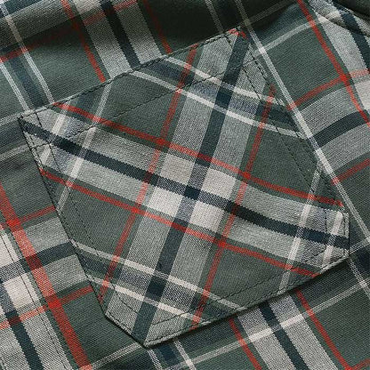 24SS デラックスウエア MV-11 TARTAN GRN グリーンタータン GREEN.TARTAN ライトネル 長袖 シャツ チェック