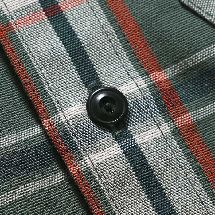 24SS デラックスウエア MV-11 TARTAN GRN グリーンタータン GREEN.TARTAN ライトネル 長袖 シャツ チェック