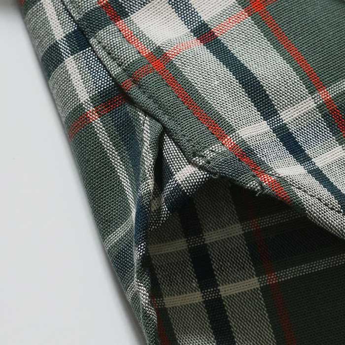 24SS デラックスウエア MV-11 TARTAN GRN グリーンタータン GREEN.TARTAN ライトネル 長袖 シャツ チェック