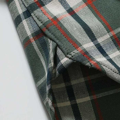 24SS デラックスウエア MV-11 TARTAN GRN グリーンタータン GREEN.TARTAN ライトネル 長袖 シャツ チェック