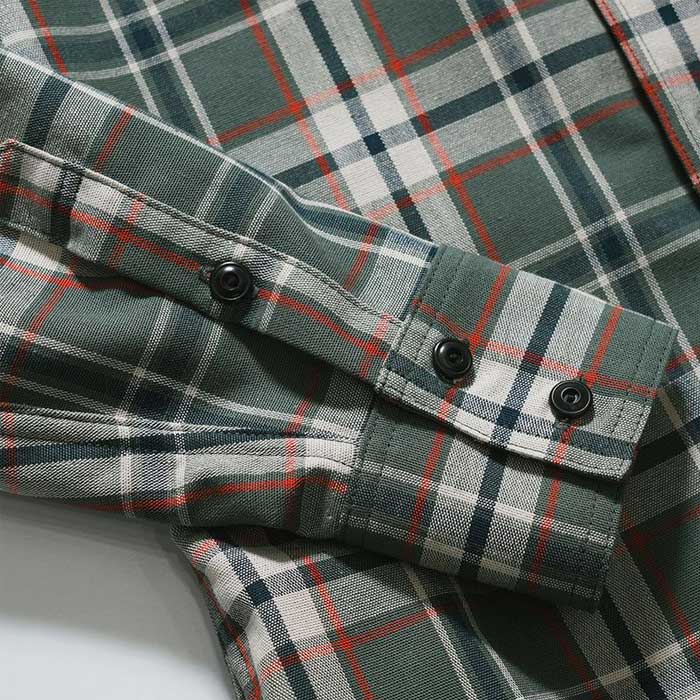 24SS デラックスウエア MV-11 TARTAN GRN グリーンタータン GREEN.TARTAN ライトネル 長袖 シャツ チェック
