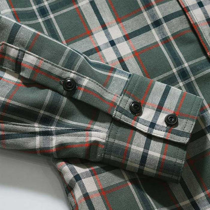 24SS デラックスウエア MV-11 TARTAN GRN グリーンタータン GREEN.TARTAN ライトネル 長袖 シャツ チェック