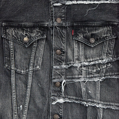 FULLCOUNT×KAMIYA フルカウント G11FC10 Denim Blouson コラボレーションアイテム ヴィンテージ ブラックデニム ジャケット ブラック メンズ