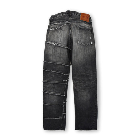 FULLCOUNT×KAMIYA フルカウント G11FC102 Denim Pants コラボレーションアイテム ヴィンテージ ブラックデニム ジーンズ ブラック メンズ