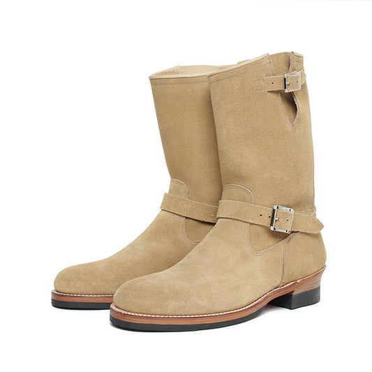 ビルトバック Lot.329 Suede Engineer Boots SAND BEIGE エンジニアブーツ サンドベージュ メンズ
