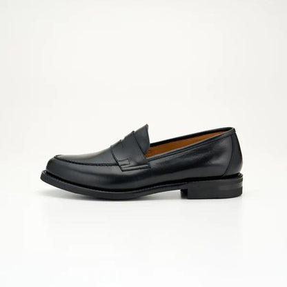 ブラザーブリッジ L001 KELLY VINTAGE BLK / CALF ケリー メンズ レザー ローファー シューズ ダッチカーフ 牛革 ワークブーツ ペニーローファー 革靴