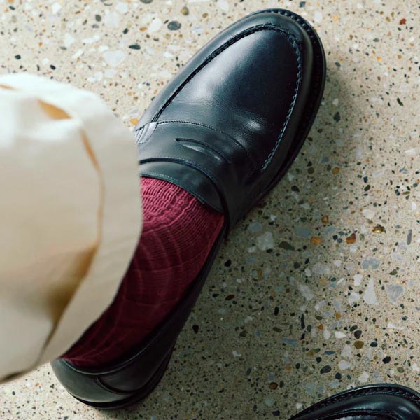ブラザーブリッジ L001 KELLY VINTAGE BLK / CALF ケリー メンズ レザー ローファー シューズ ダッチカーフ 牛革 ワークブーツ ペニーローファー 革靴