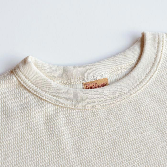 デラックスウエア MILC-00 MIL-SPEC THERMAL PLAIN メンズ ミリタ リーサーマル 長袖 Tシャツ ロンT カットソー NAT