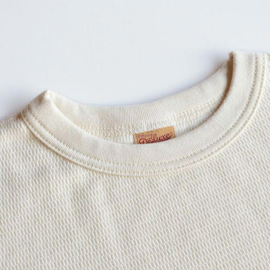 デラックスウエア MILC-00 MIL-SPEC THERMAL PLAIN メンズ ミリタ リーサーマル 長袖 Tシャツ ロンT カットソー NAT