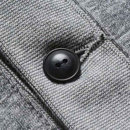 デラックスウエア SCB-00 50s CARDIGAN 黒杢GRAY スウェット カーディガン メンズ