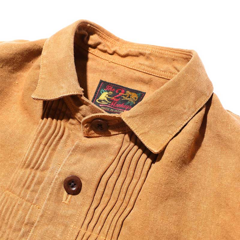 ジェラード TM02454 The 2 Monkeys French Work Blouse メンズ フレンチワークブラウス タバコブラウン メンズ