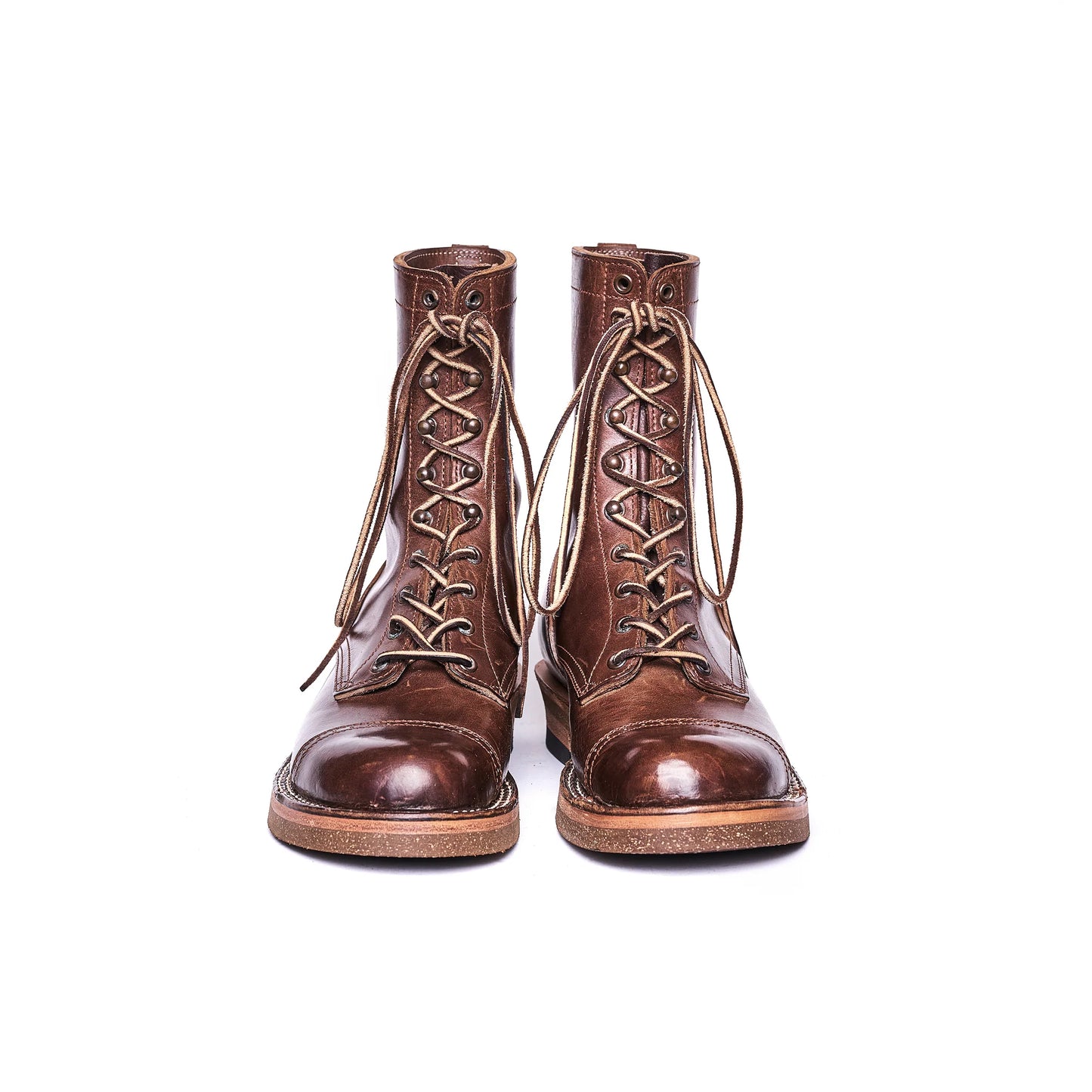 ローリングダブトリオ BF04 ROOTS 8.5 BROWN HORSEBUTT メンズ レザー ワーク ブーツ