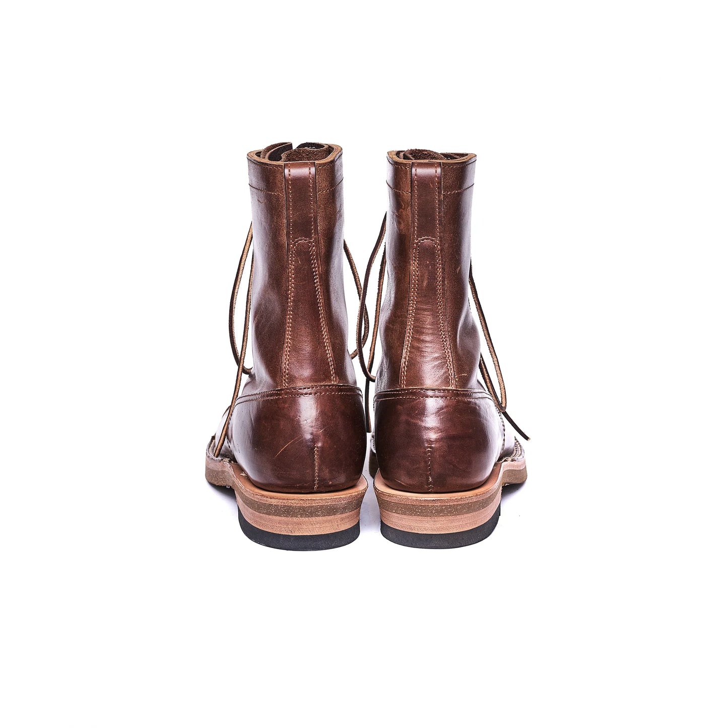 ローリングダブトリオ BF04 ROOTS 8.5 BROWN HORSEBUTT メンズ レザー ワーク ブーツ