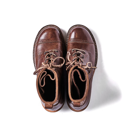 ローリングダブトリオ BF04 ROOTS 8.5 BROWN HORSEBUTT メンズ レザー ワーク ブーツ