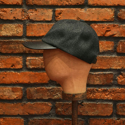 ミスターファットマン 5234007 WOOL CLASSIC LEATHER CAP ベースボールキャップ ブラック メンズ