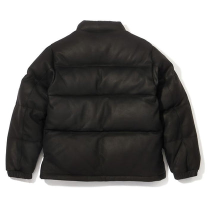 ジョーマッコイ MJ23119 DEERSKIN DOWN JACKET ディアスキン ダウンジャケット ブラック レザー 鹿革 メンズ アウター