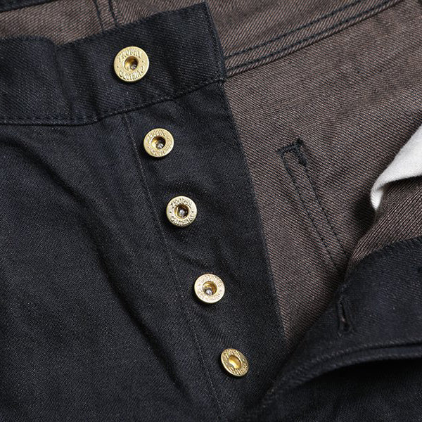 トロフィークロージング 1908 W Knee Narrow Blackie Denim ブラックデニム ワンウォッシュ