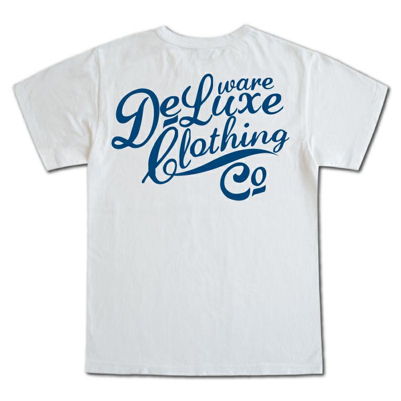 デラックスウエア BRGM-00B13 DELUXEWARE ホワイト メンズ 半袖 Tシャツ ブランドロゴ バックプリント