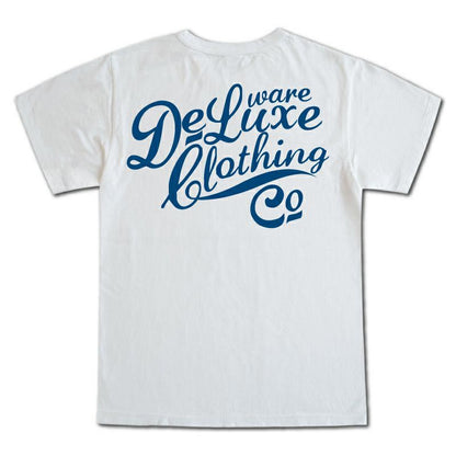 デラックスウエア BRGM-00B13 DELUXEWARE ホワイト メンズ 半袖 Tシャツ ブランドロゴ バックプリント