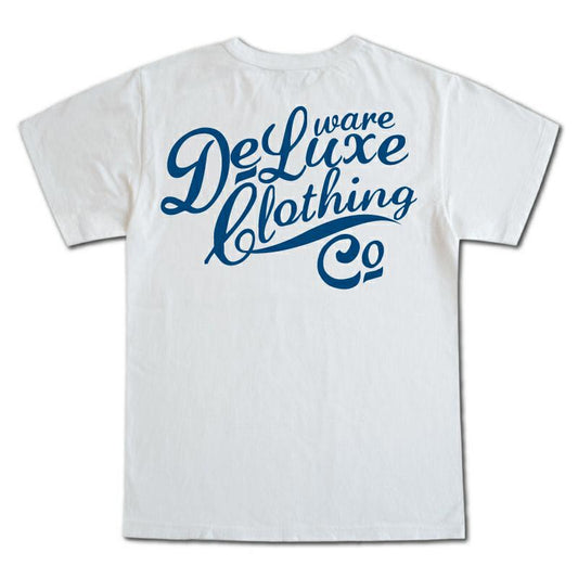 デラックスウエア BRGM-00B13 DELUXEWARE ホワイト メンズ 半袖 Tシャツ ブランドロゴ バックプリント