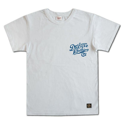 デラックスウエア BRGM-00B13 DELUXEWARE ホワイト メンズ 半袖 Tシャツ ブランドロゴ バックプリント