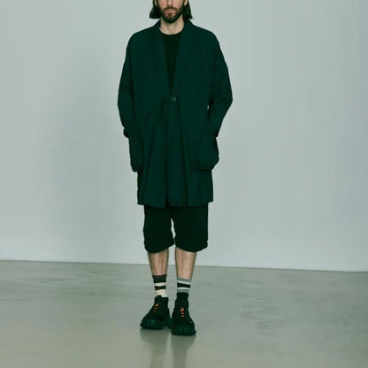 コムフィーアウトドアガーメント CMF2401-J09C HAORI COAT ブラック メンズ アウター ナイロン コート コムフィー 撥水 アウトドア 羽織り