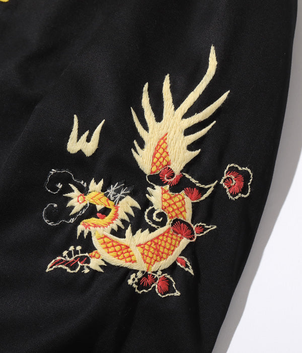 Mid 1960s Style Cotton Vietnam Jacket “VIETNAM MAP”:BLACK