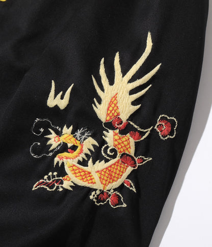 Mid 1960s Style Cotton Vietnam Jacket “VIETNAM MAP”:BLACK