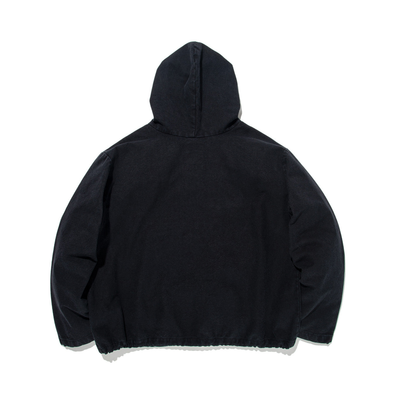バウワウ BW241-GSDH GALAXY SYRUP DUCK HOODIE ブラック エイジング メンズ ダックフーディー フロッキープリント プルオーバー パーカー