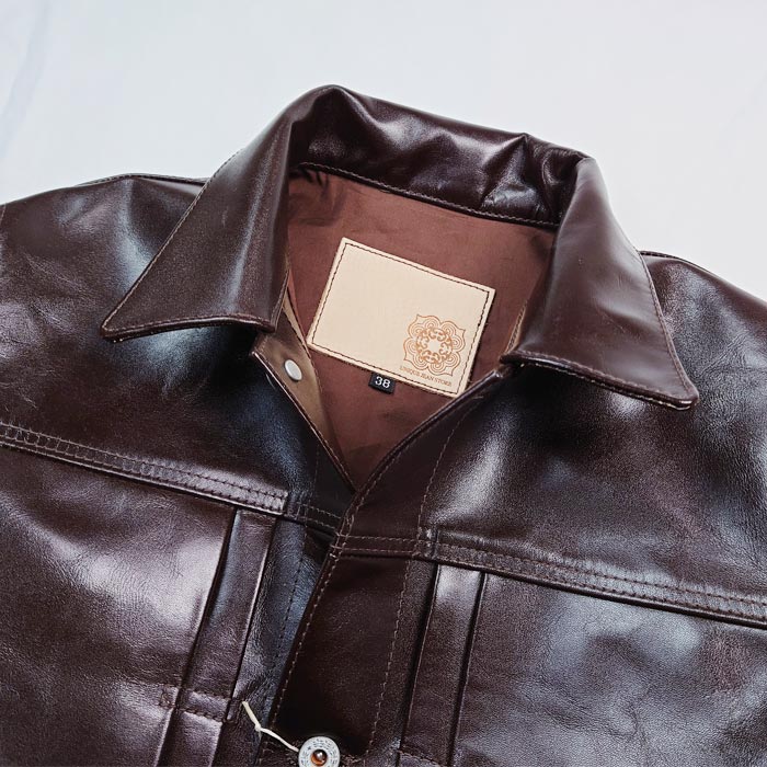 Y'2LEATHER×UNIQUE JEAN STORE別注企画【COTAN】:BROWN