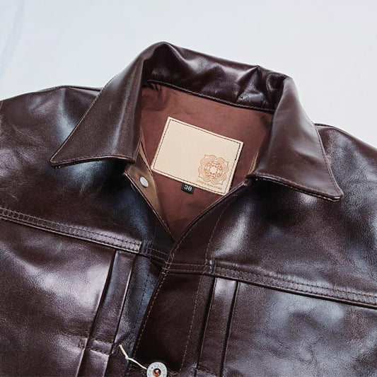 Y'2LEATHER×UNIQUE JEAN STORE別注企画【COTAN】:BROWN