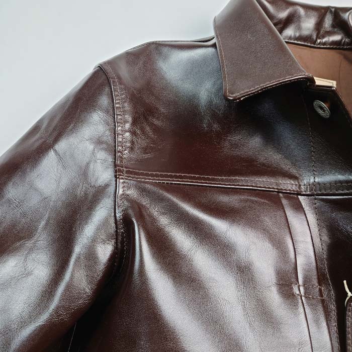 Y'2LEATHER×UNIQUE JEAN STORE別注企画【COTAN】:BROWN