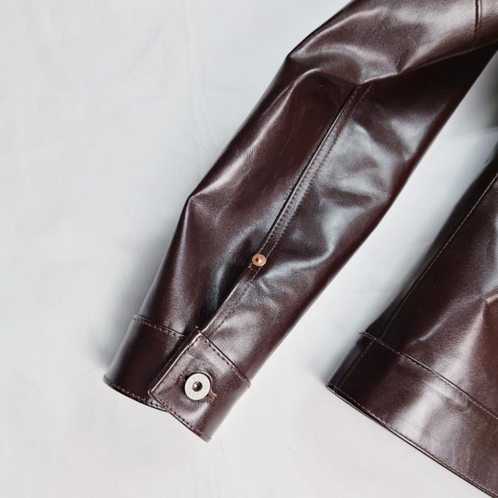 Y'2LEATHER×UNIQUE JEAN STORE別注企画【COTAN】:BROWN