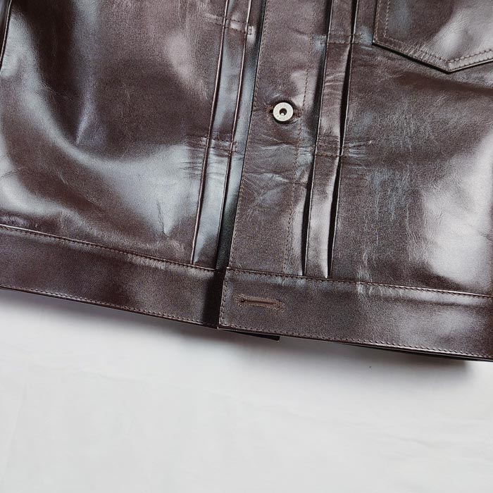 Y'2LEATHER×UNIQUE JEAN STORE別注企画【COTAN】:BROWN