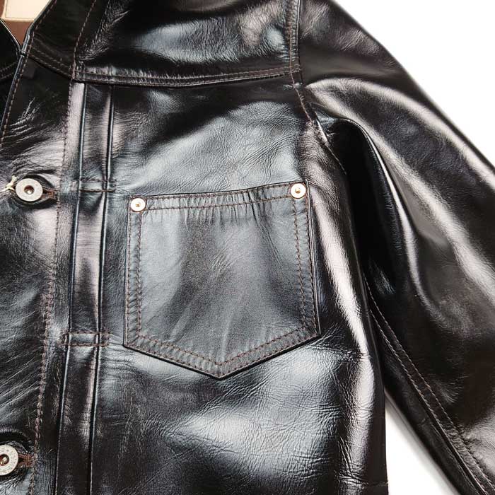 Y'2LEATHER×UNIQUE JEAN STORE別注企画【COTAN】:BLACK